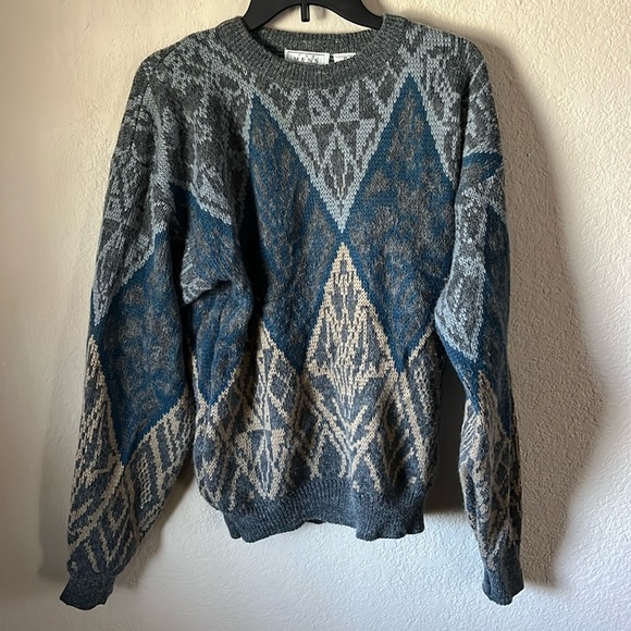 Vintage The men’s store (at sears) size medium Aztec sweater - Picture 1 of 4